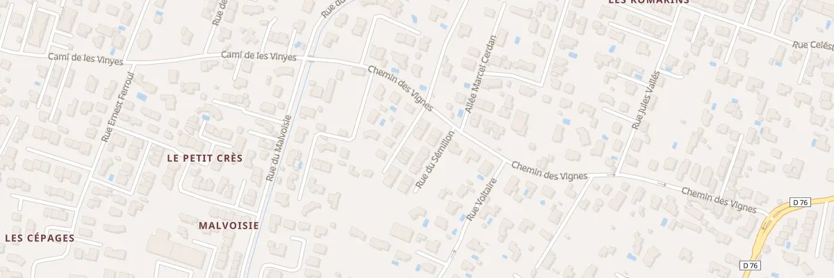 Plan du 3 Rue du Cabernet à Pia