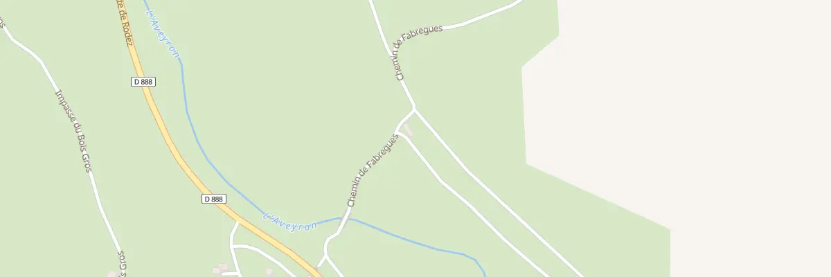 Plan du 5130 Croux de Fabregues à Gaillac-d’Aveyron