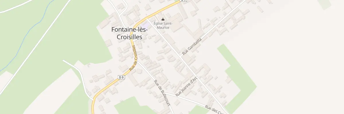 Plan du 8 Rue Pasteur à Fontaine-lès-Croisilles