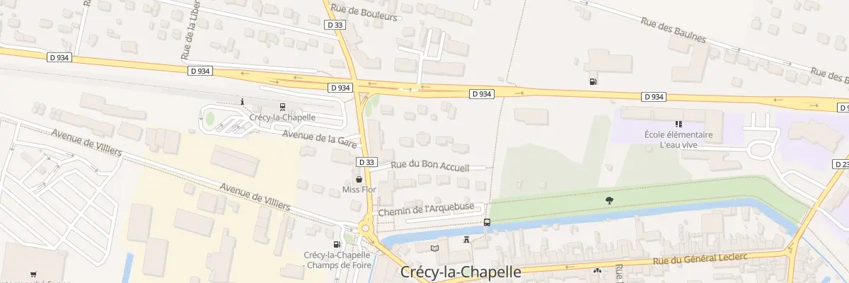 Plan du 5 Rue du Bon Accueil à Crécy-la-Chapelle