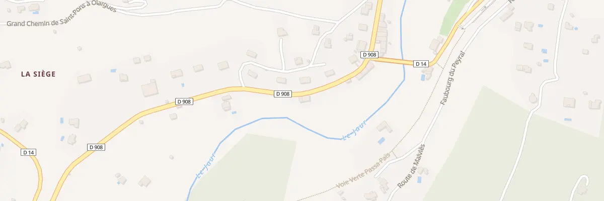 Plan du 5359 La Siege à Olargues