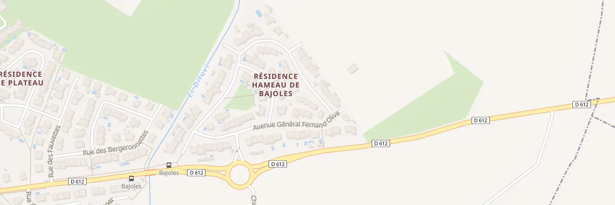 Plan du 26 Av du General Fernand Olive à Bages
