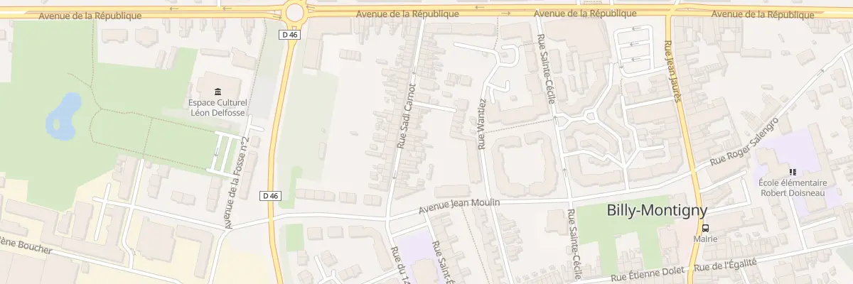 Plan du 26 Rue Carnot à Billy-Montigny