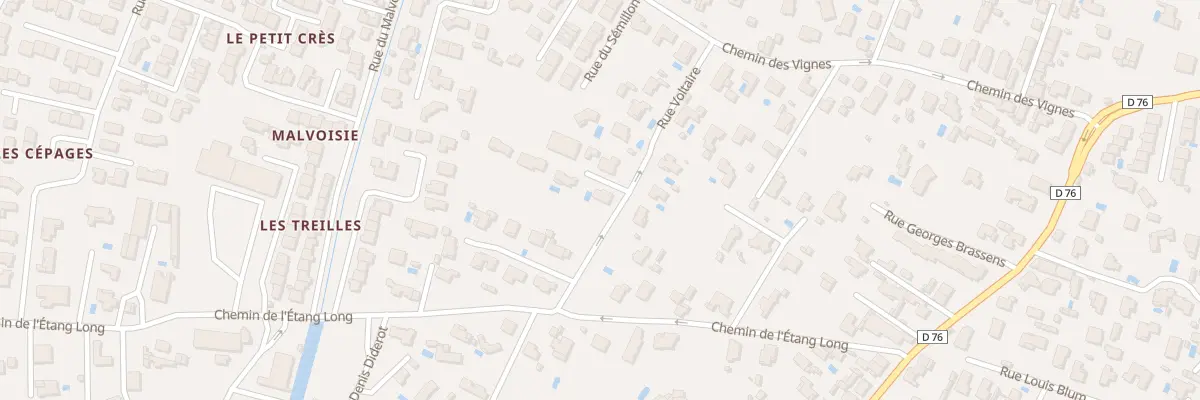 Plan du 14 Rue Voltaire à Pia