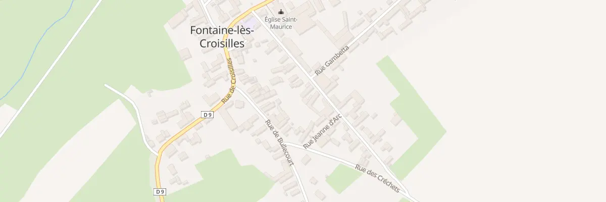 Plan du 12 Rue Pasteur à Fontaine-lès-Croisilles