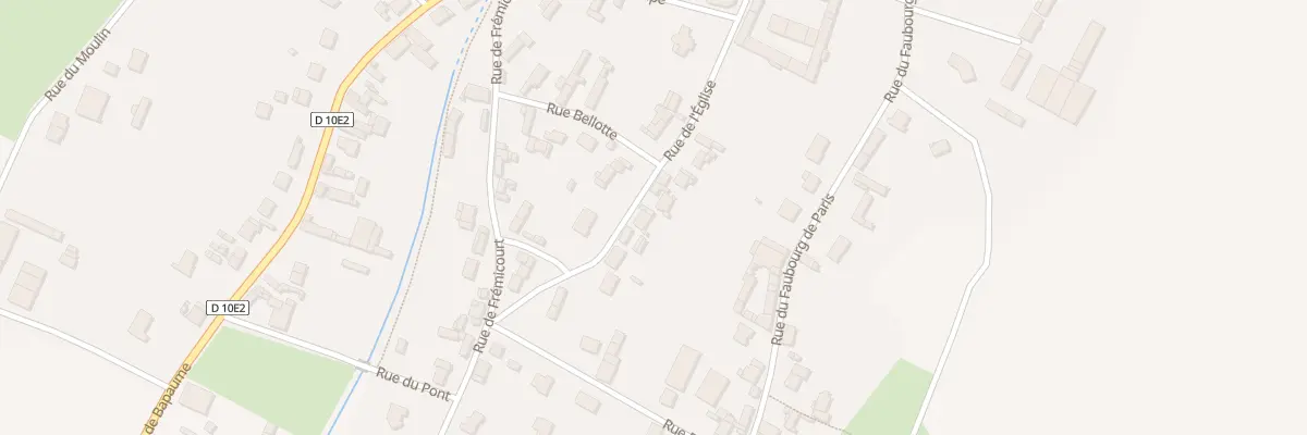 Plan du 23 Rue de l’Eglise à Vaulx-Vraucourt