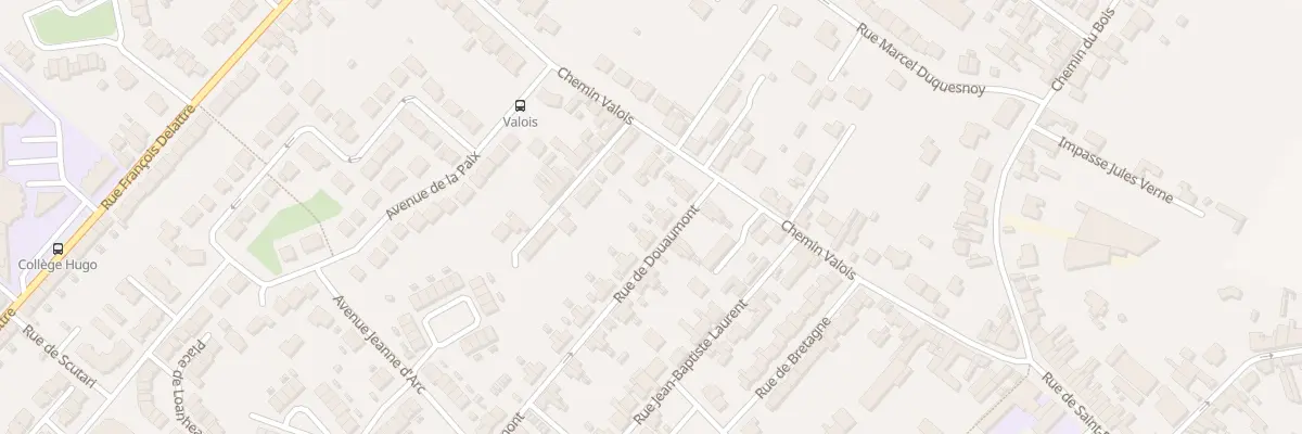 Plan du 64 Rue de Douaumont à Harnes