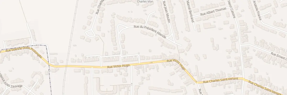 Plan du 40 Rue Victor Hugo à Provin