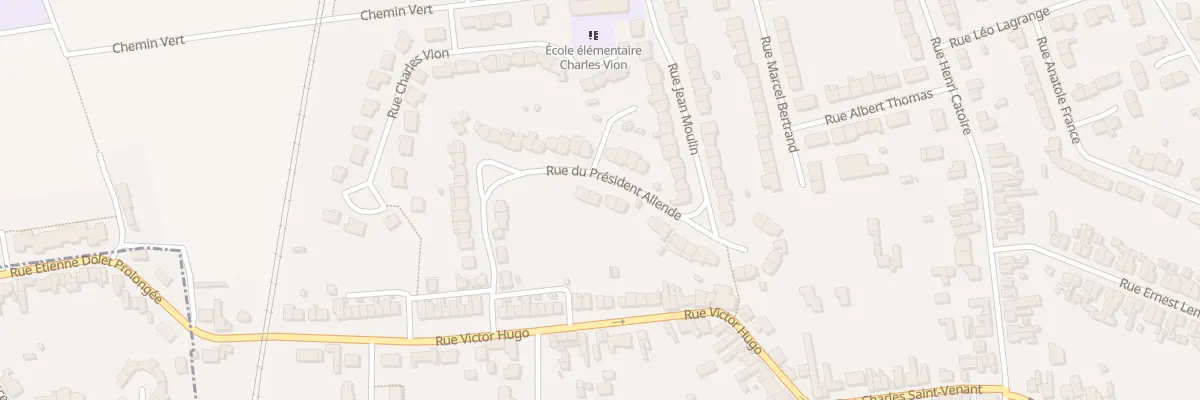 Plan du 29 Rue du Pdt Allende à Provin
