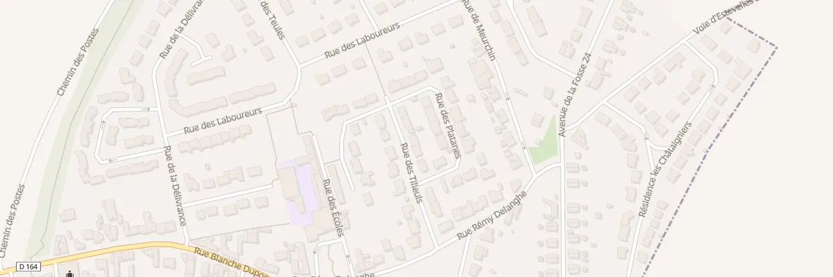 Plan du 12 Rue des Tilleuls à Estevelles