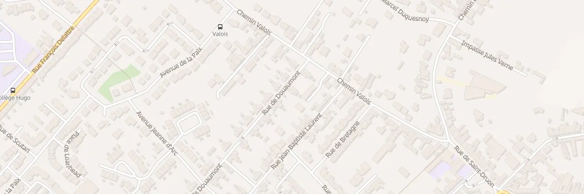 Plan du 65 Rue de Douaumont à Harnes