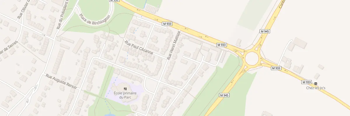 Plan du 15 Rue Henri Matisse à La Chapelle-d’Armentières