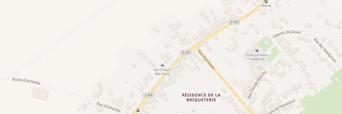 Plan du 88 Rte d’Arras à Bois-Bernard