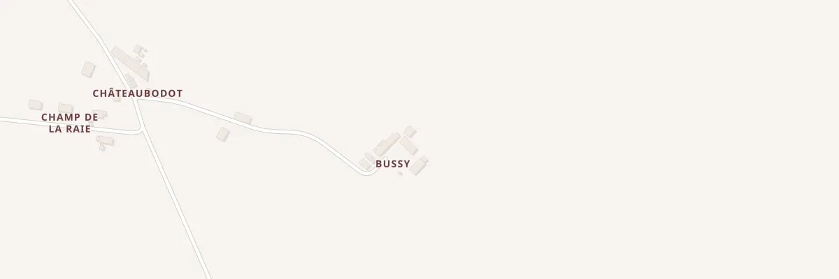 Plan du 206 Bussy à Germigny-l’Exempt