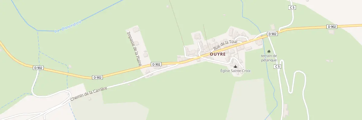 Plan du 439 Ouyre Basse à Camarès