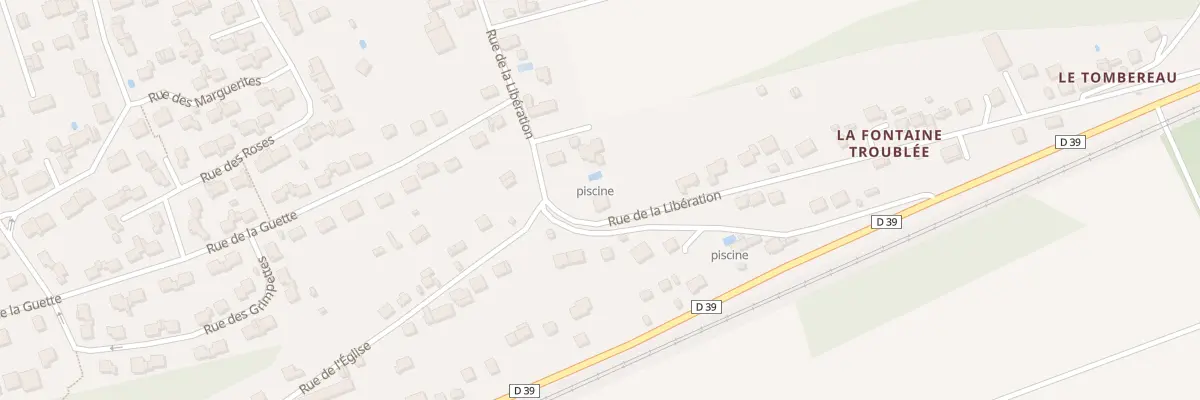 Plan du 25 Rue de la Libération à La Grande-Paroisse