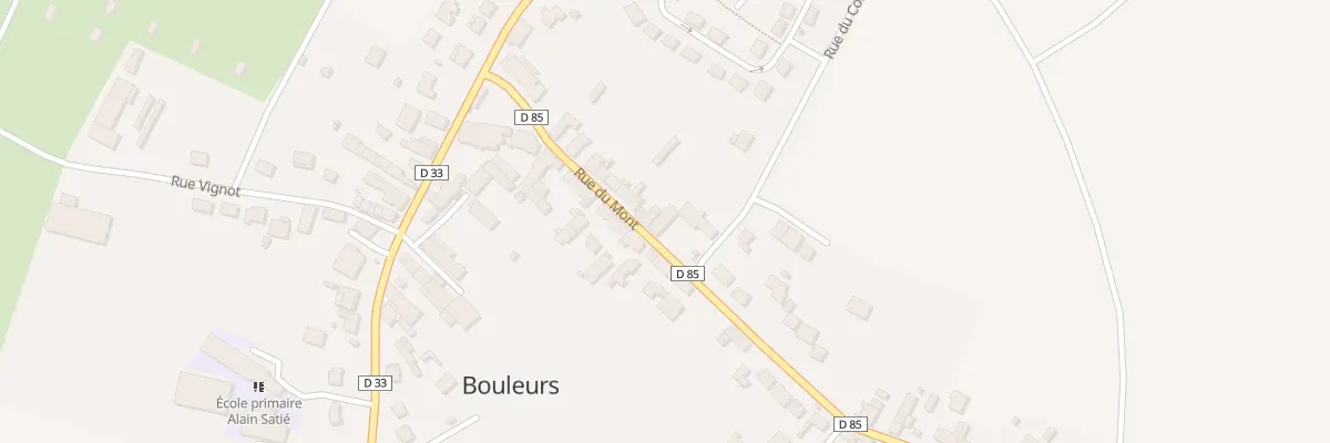 Plan du 11 Rue du Mont à Bouleurs