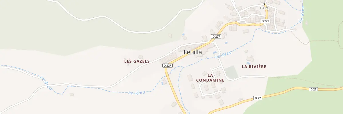 Plan du 6 Rue du Quartier Neuf à Feuilla