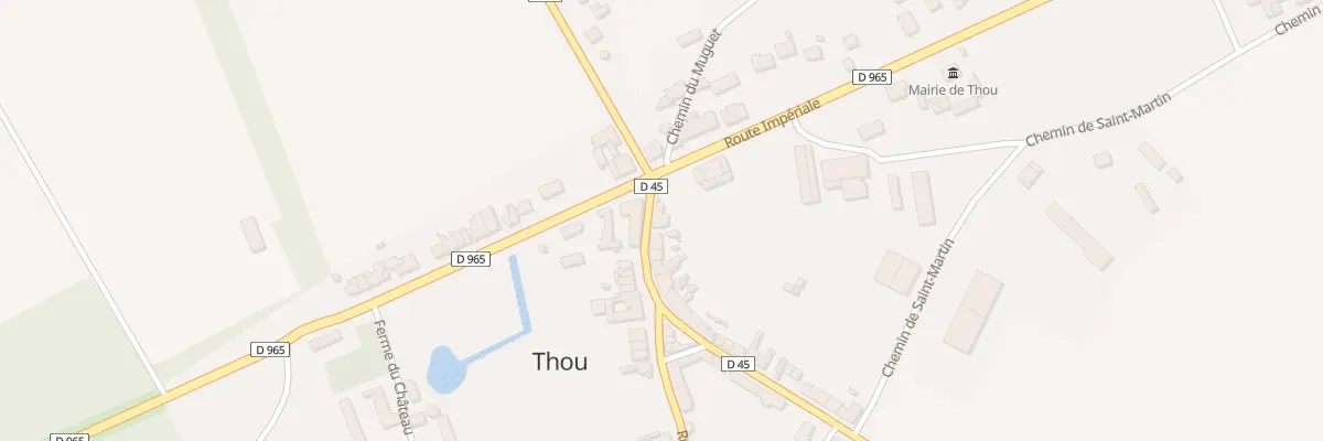 Plan du 5069 Le Bourg à Thou