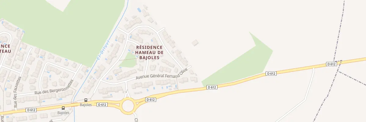 Plan du 33 Av du General Fernand Olive à Bages