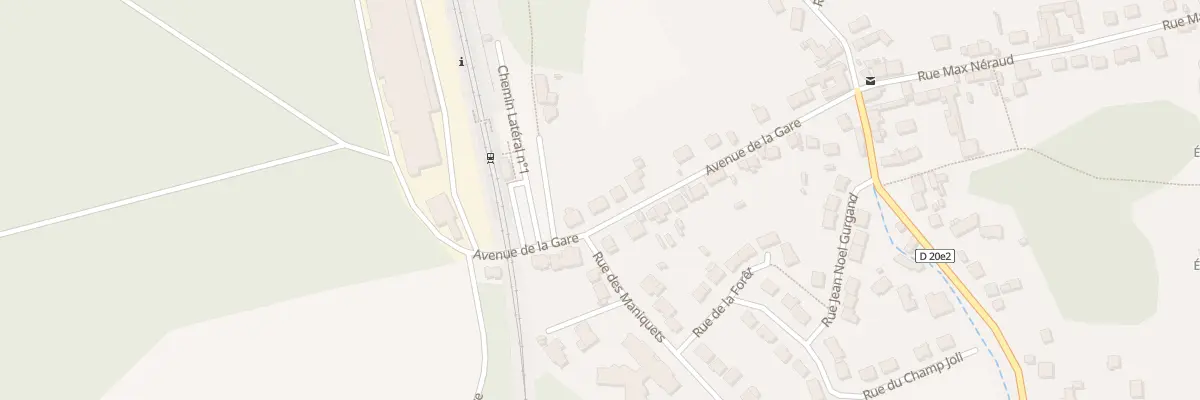 Plan du 12 Av de la Gare à Mortcerf