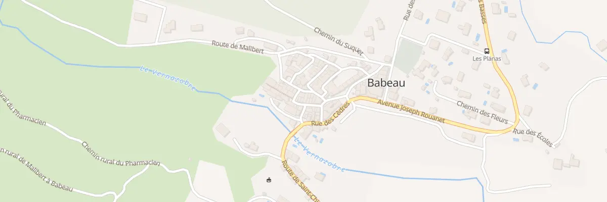 Plan du 5191F Rue de la Forge à Babeau-Bouldoux