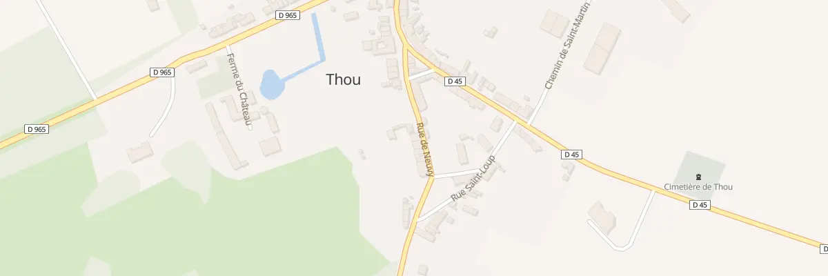 Plan du 5044 Le Bourg à Thou