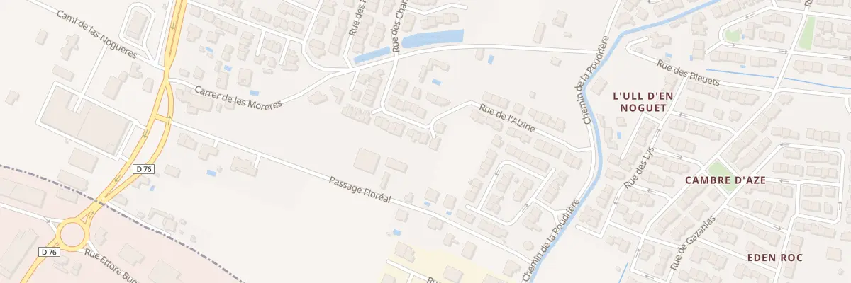 Plan du 29 Rue de l’Alzine à Pia