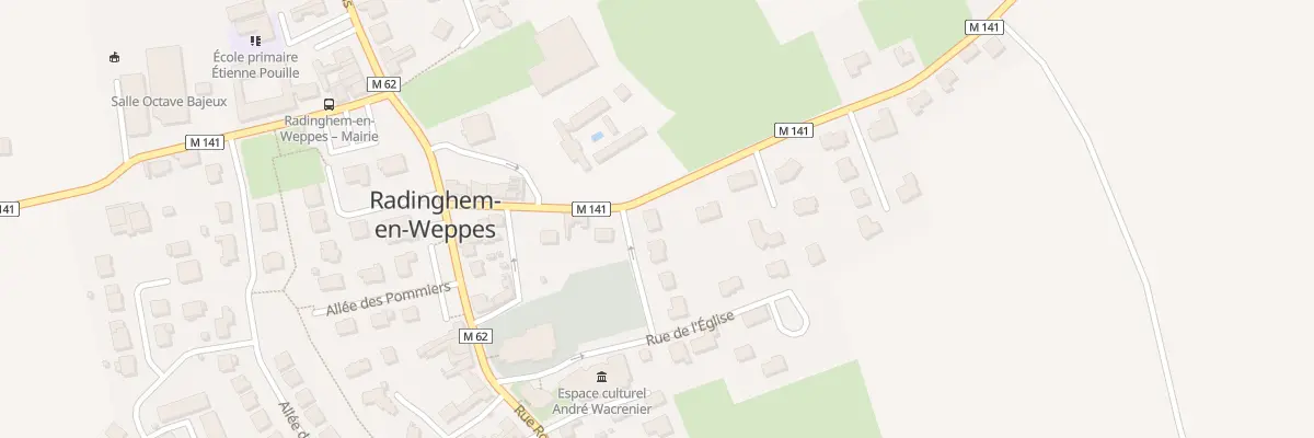 Plan du 7 Rue Henri Leblanc à Radinghem-en-Weppes
