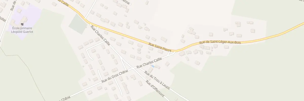 Plan du 8 Rue Saint Pierre à Montmacq