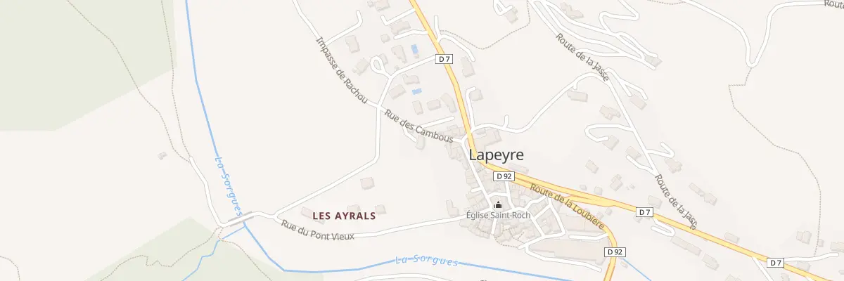 Plan du 5825 Rue des Cambous à Versols-et-Lapeyre