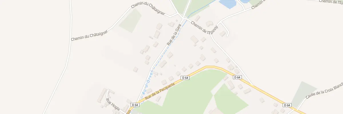 Plan du 12 Rue de la Gare à Cannectancourt