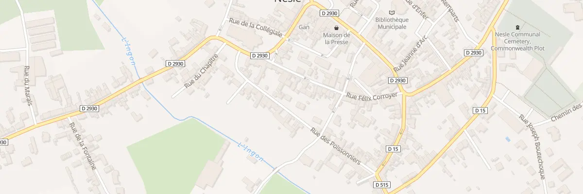 Plan du 14T Rue des Poissonniers à Nesle