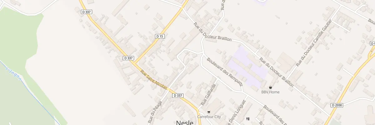 Plan du 12 Rue du Sac à Nesle