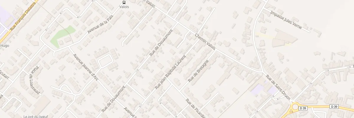 Plan du 64 Rue Jean-baptiste Laurent à Harnes