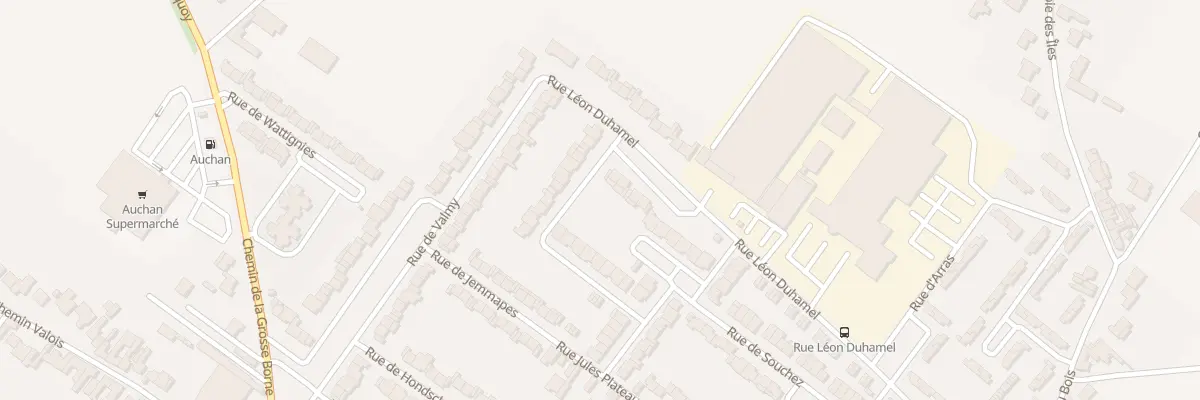 Plan du 20 Rue Léon Duhamel à Harnes