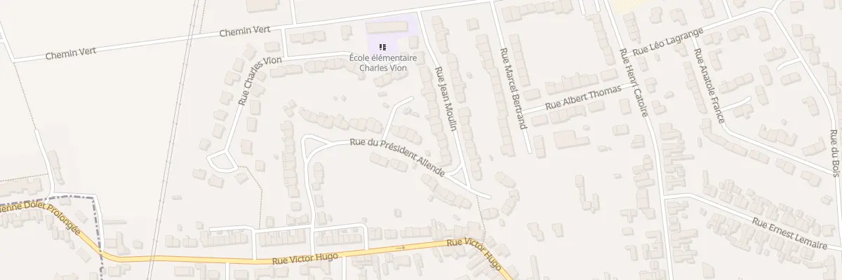 Plan du 2 Rue du Pdt Allende à Provin
