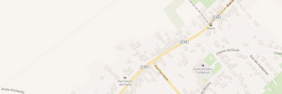 Plan de Rte d’Arras à Bois-Bernard