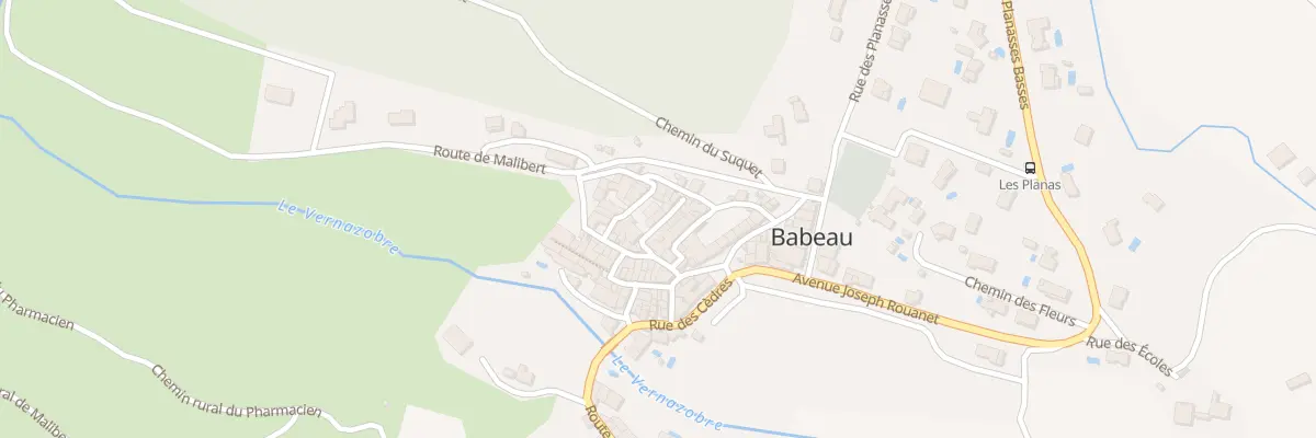 Plan du 5020 Babeau à Babeau-Bouldoux