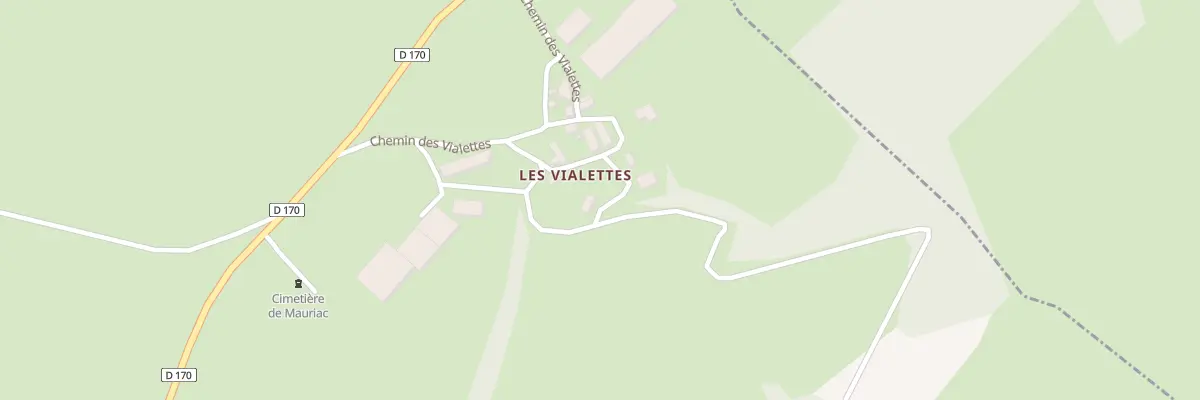 Plan du 5122 Les Vialettes à Curan
