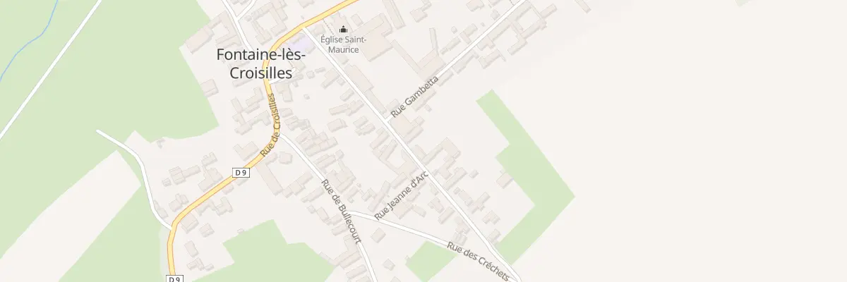 Plan du 3 Rue Pasteur à Fontaine-lès-Croisilles