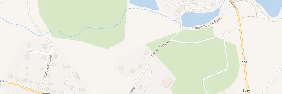 Plan du 5153 Les Secheres à Pulvérières