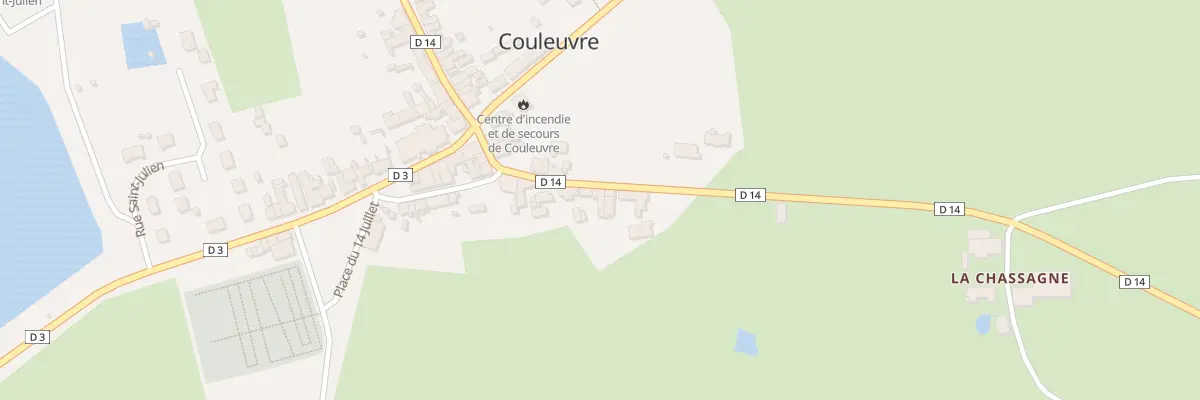 Plan du 20 Rue Emile Guillaumin à Couleuvre