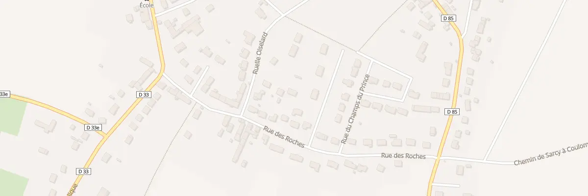 Plan du 19A Rue des Roches à Bouleurs
