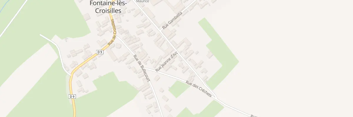 Plan du 16 Rue Pasteur à Fontaine-lès-Croisilles