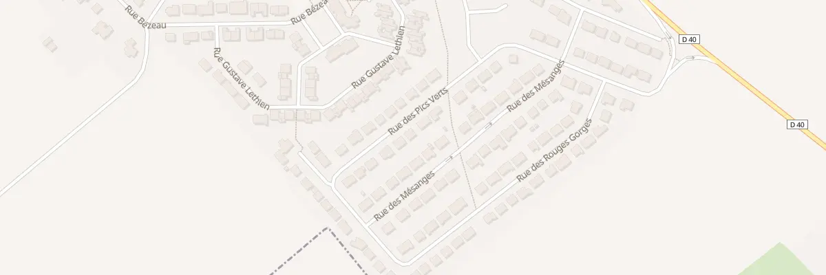 Plan du 308 Rue des Pics Verts à Rouvroy
