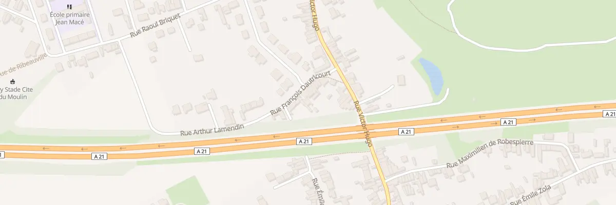 Plan du 15 Rue Francois Dautricourt à Fouquières-lès-Lens