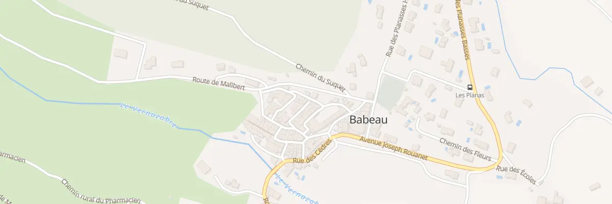 Plan du 5083 Babeau à Babeau-Bouldoux