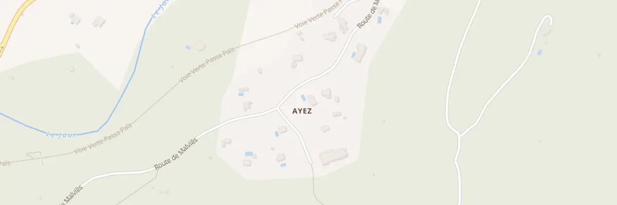 Plan du 5657F Rte de Malviès à Olargues