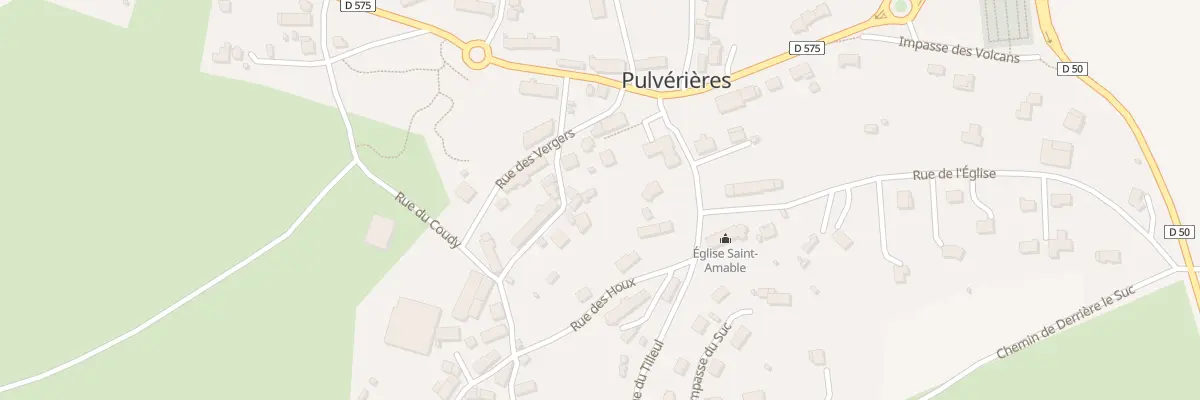 Plan du 9007 Rue du Gui à Pulvérières